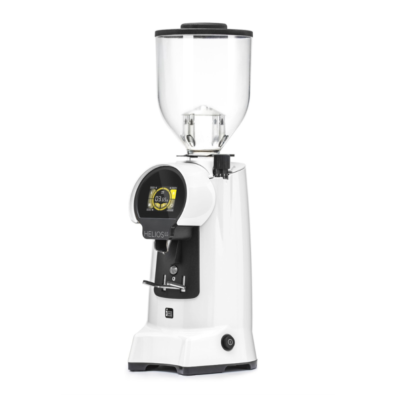 Eureka Helios 65 Coffee Grinder - Precision Grind - Titanium - White - 110 V