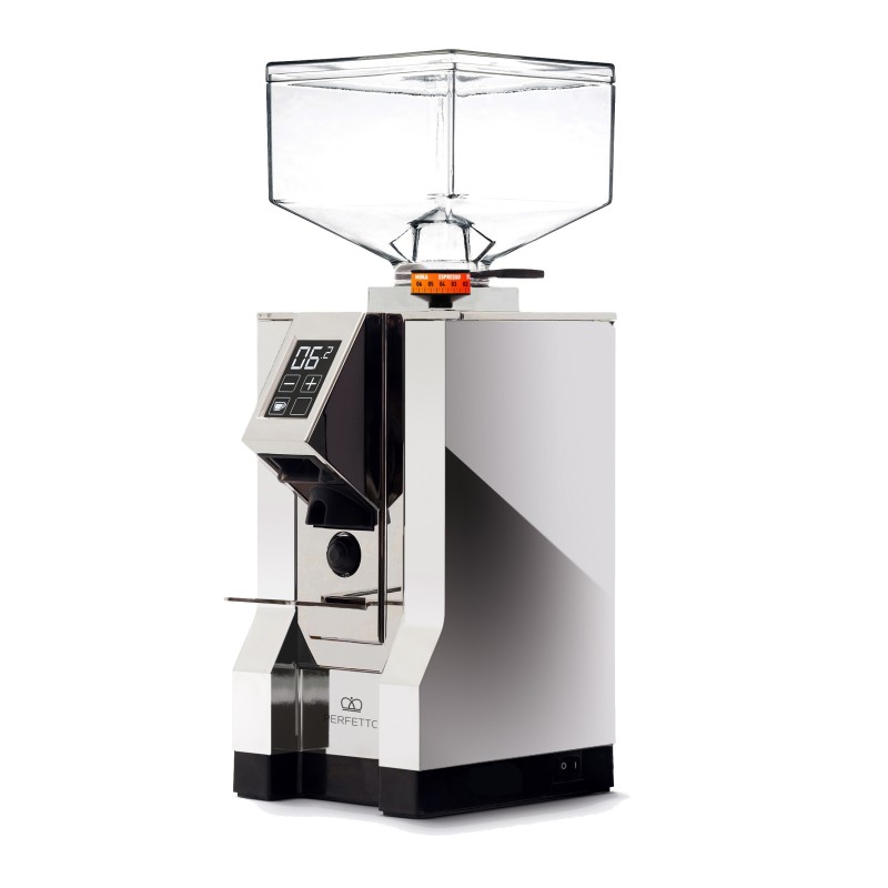 Eureka Mignon Perfetto Coffee Grinder - Ideal for Home - Chrome - 16cr - 220 V
