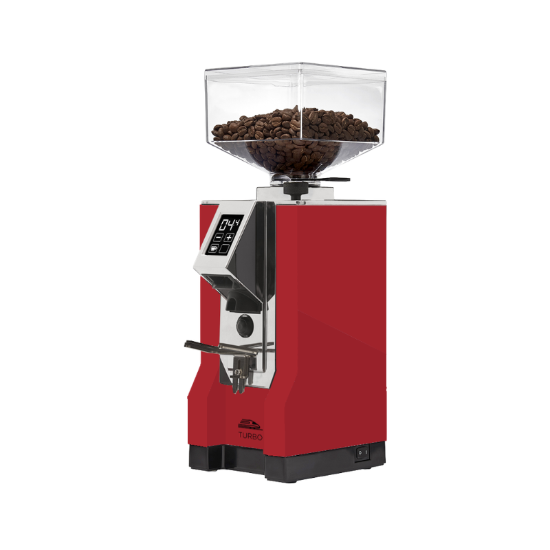 Eureka Mignon Turbo Espresso Grinder - Fast & Efficient - Ferrari Red - 16cr - 110 V