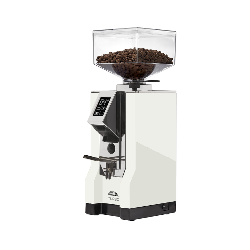 Eureka Mignon Turbo Espresso Grinder - Fast & Efficient - White - 16cr - 110 V