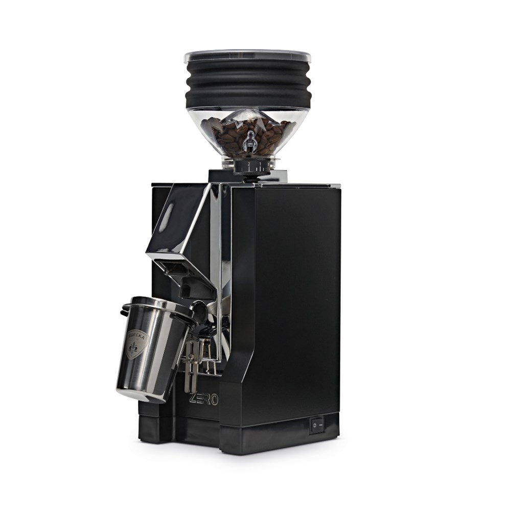 Eureka Mignon Zero Coffee Grinder - Innovative Design - Black - 16cr - 110 V