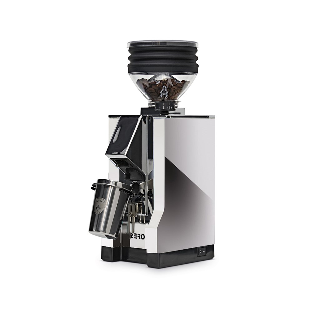 Eureka Mignon Zero Coffee Grinder - Innovative Design - Chrome - 16cr - 220 V
