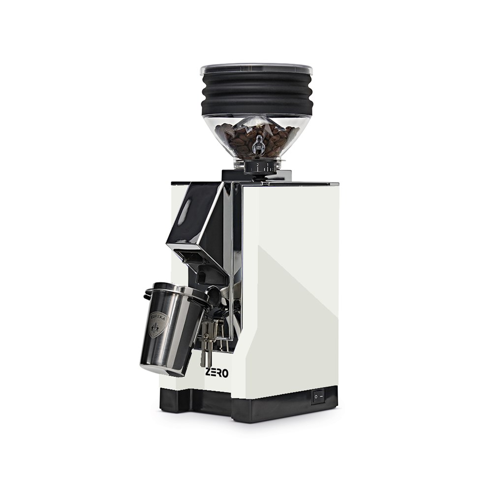 Eureka Mignon Zero Coffee Grinder - Innovative Design - White - 16cr - 110 V