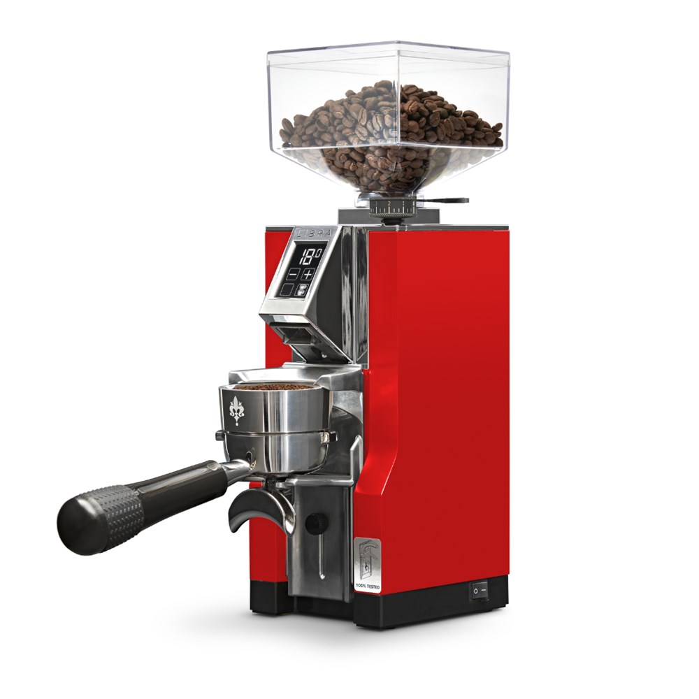 Eureka Mignon Libra Coffee Grinder - Precision Grinding - Ferrari Red - 220 V