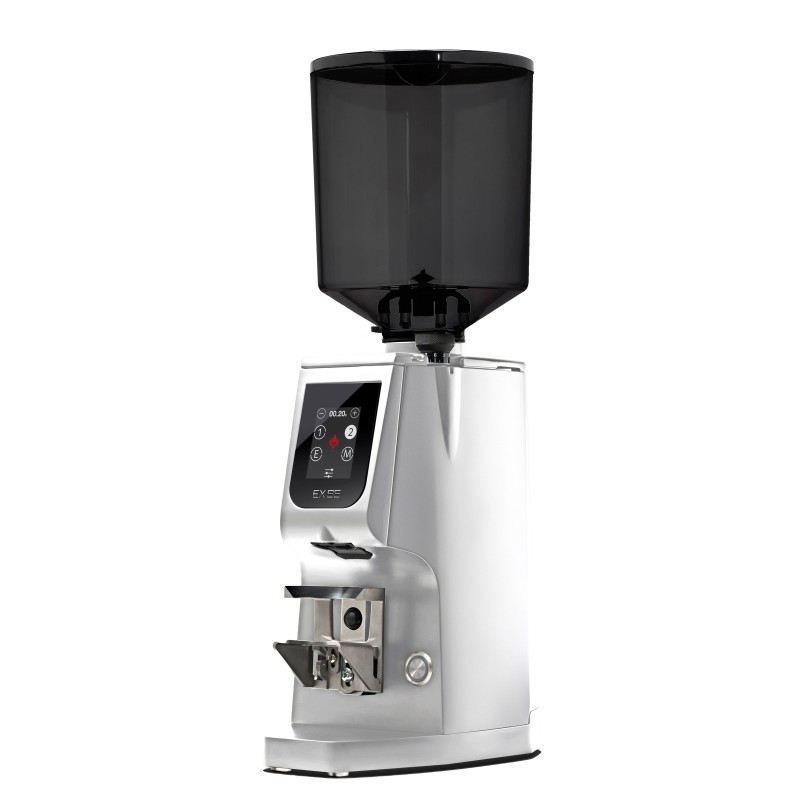 Eureka Atom Excellence 65 Coffee Grinder - Precision & Speed - Red Speed - Chrome - Short Hopper - 110 V
