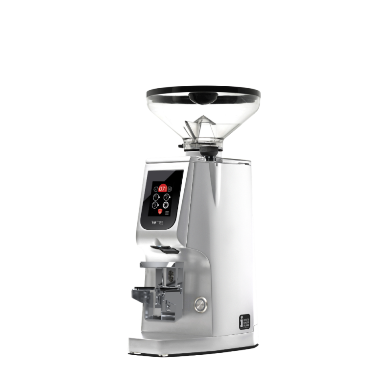Eureka Atom W 75 Coffee Grinder - Advanced Grinding - Diamond - Chrome - Short Hopper - 220 V