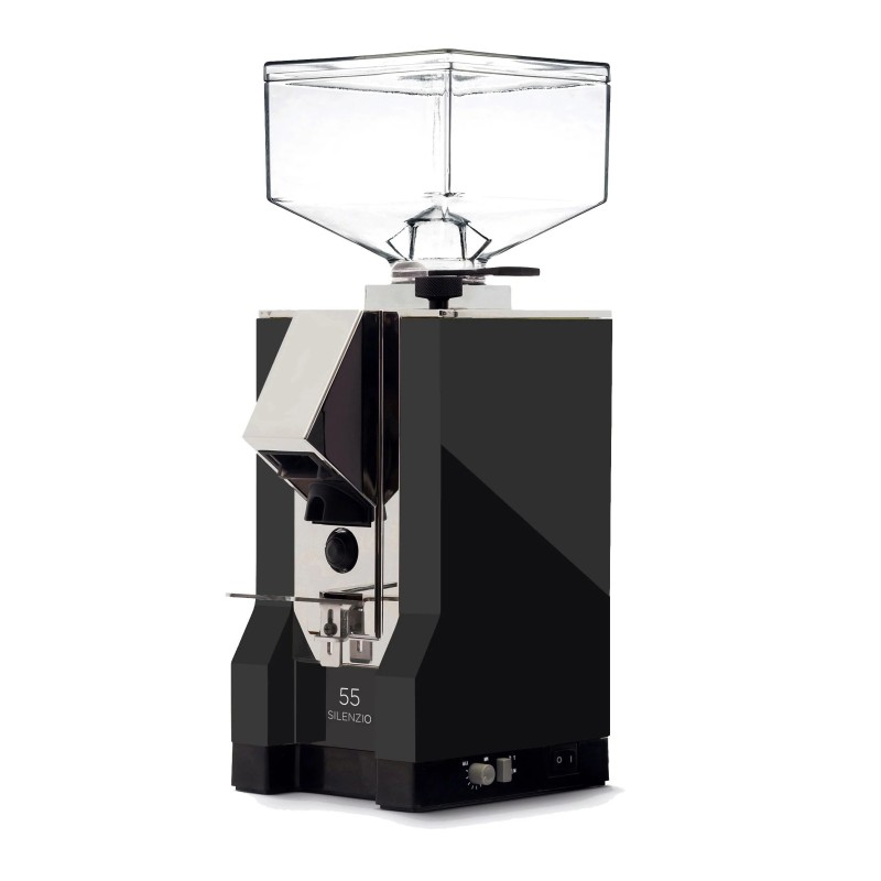 Eureka Mignon Silenzio 55 Coffee Grinder - Quiet & Precise - Black - 16cr - 110 V