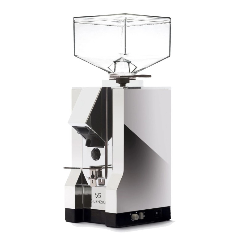 Eureka Mignon Silenzio 55 Coffee Grinder - Quiet & Precise - Chrome - 16cr - 220 V