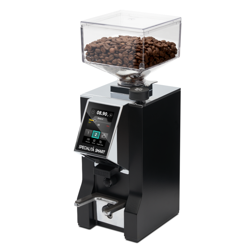 Eureka Mignon Specialità Smart Coffee Grinder - Touch Display - Black - 16cr - 220 V