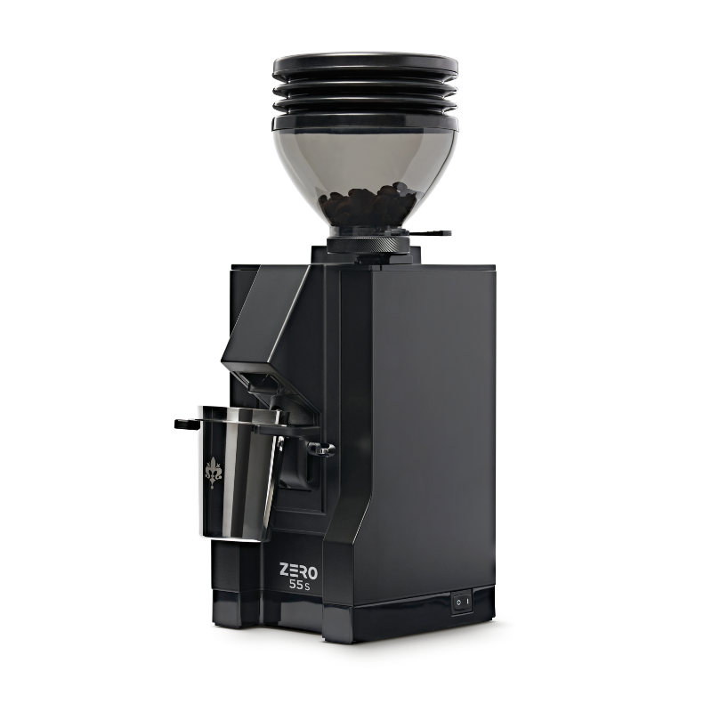 Eureka Mignon Zero 55s Coffee Grinder - Low Retention - Black - 220 V