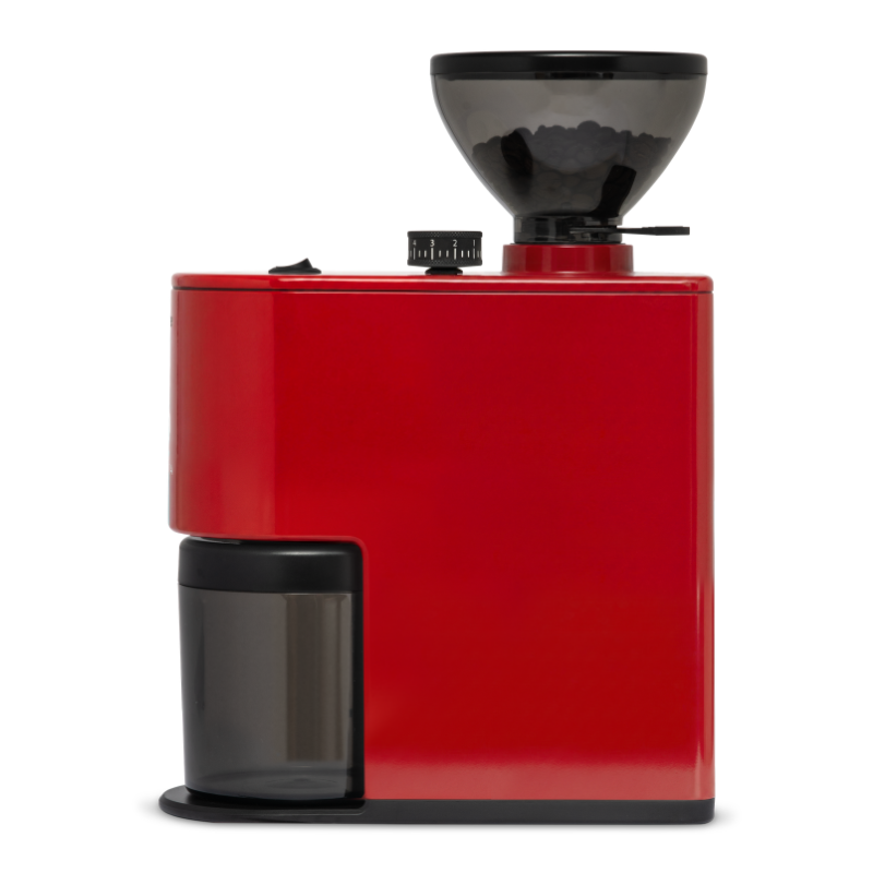 Eureka Peppe Coffee Grinder - Compact for Espresso & Filter - Ferrari Red - 220 V