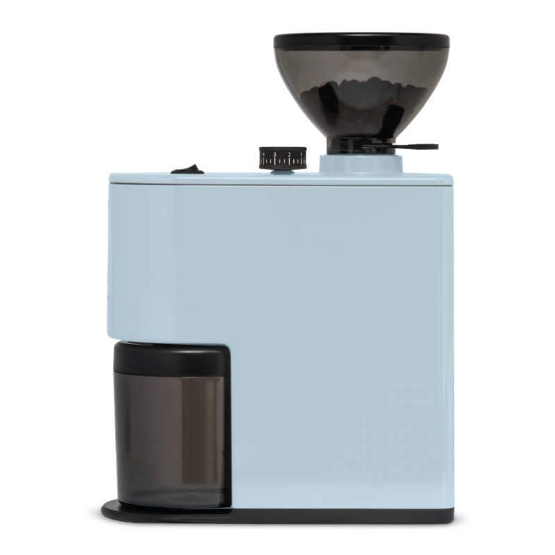 Eureka Peppe Coffee Grinder - Compact for Espresso & Filter - Pale Blue - 220 V