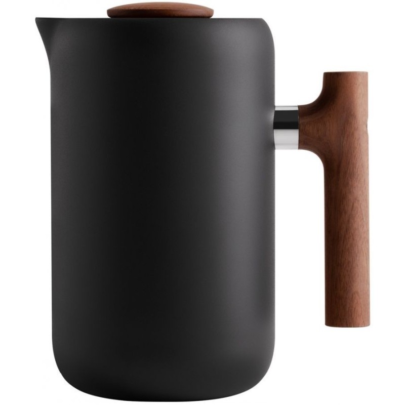 Fellow Clara French Press Walnut - Stylish Design - Black