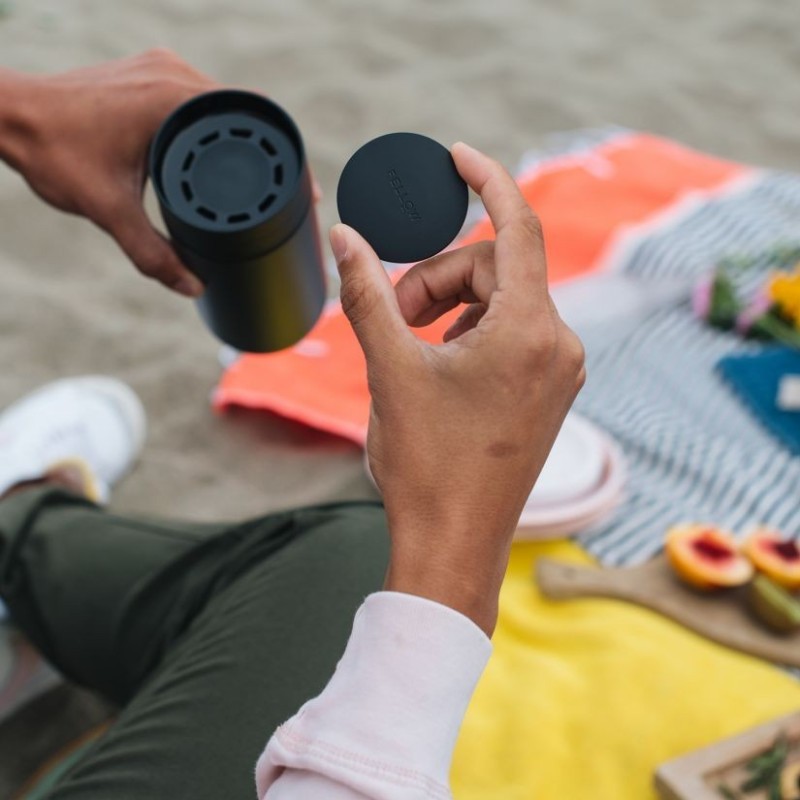 Fellow Carter Everywhere Mug 355ml - 360° Sip Lid - Black - 473 ml (16 OZ)