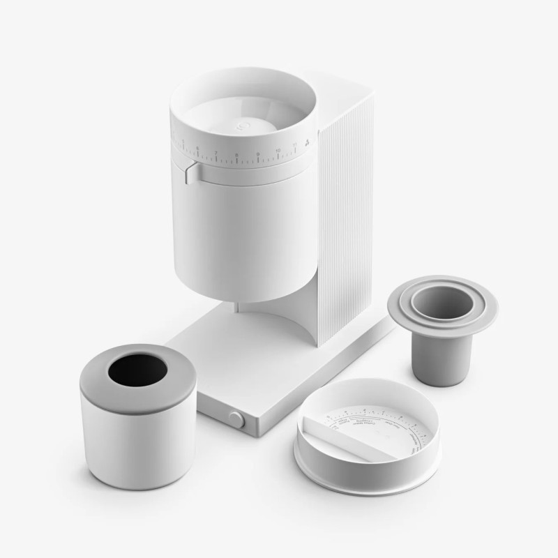 Fellow Opus Coffee Grinder - Versatile & High Performance - White - 220 V