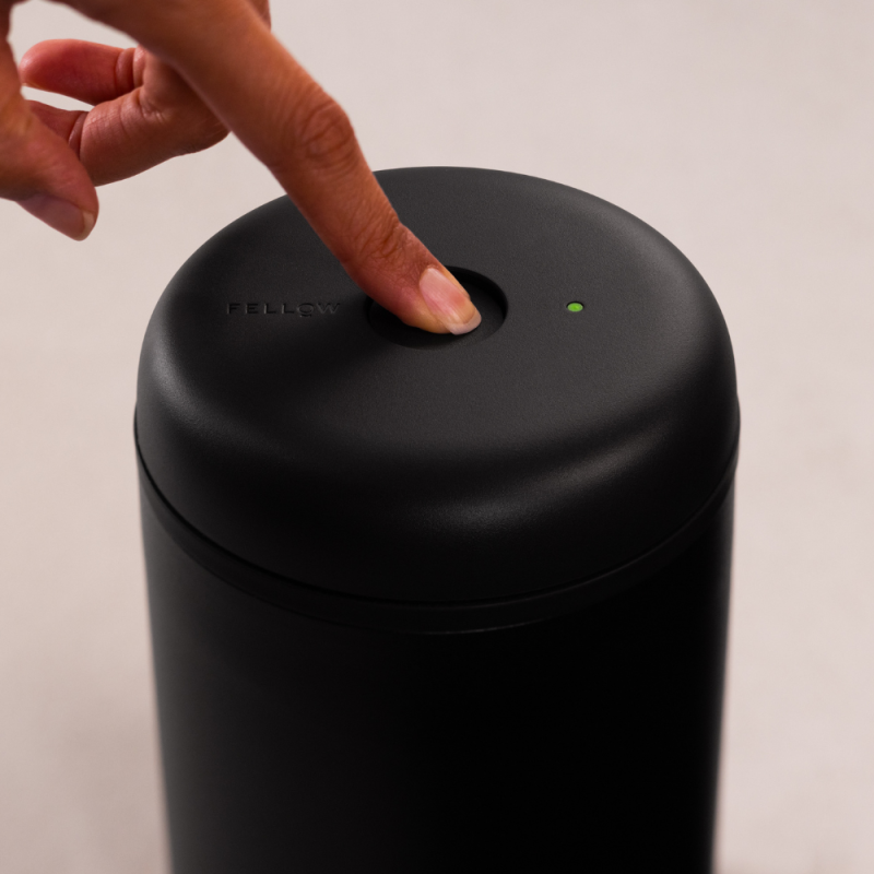 Fellow Electric Atmos Vacuum Canister - Fresh Coffee Storage - Black - 1.2 L