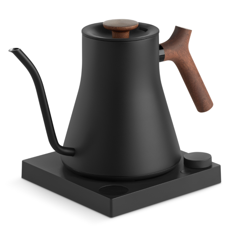 Fellow Stagg EKG Pro Electric Kettle Black - Walnut Handle - 220 V