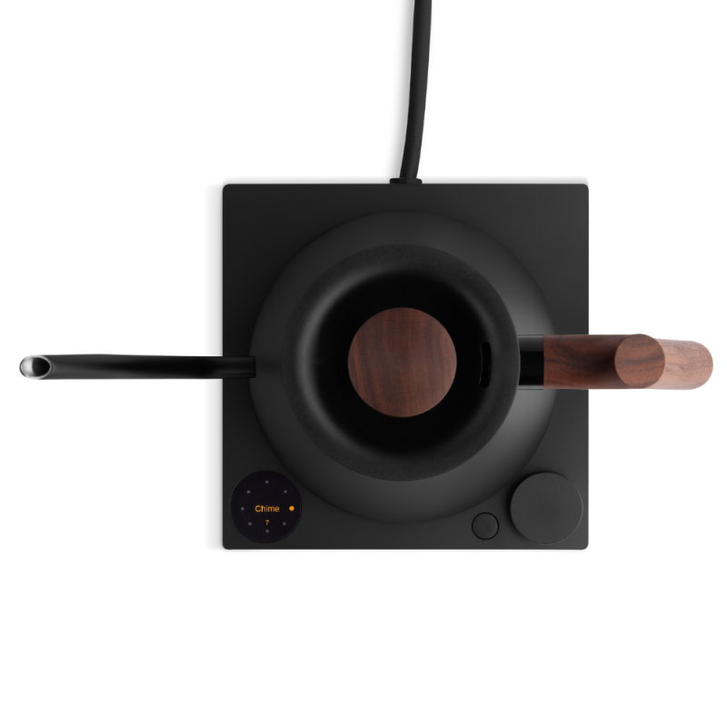 Fellow Stagg EKG Pro Electric Kettle Black - Walnut Handle - 220 V