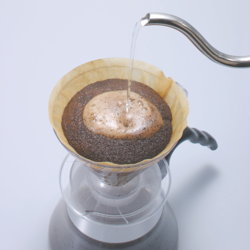 Hario V60 03 Clear Plastic Coffee Dripper - Pour-Over 1-6 Cups