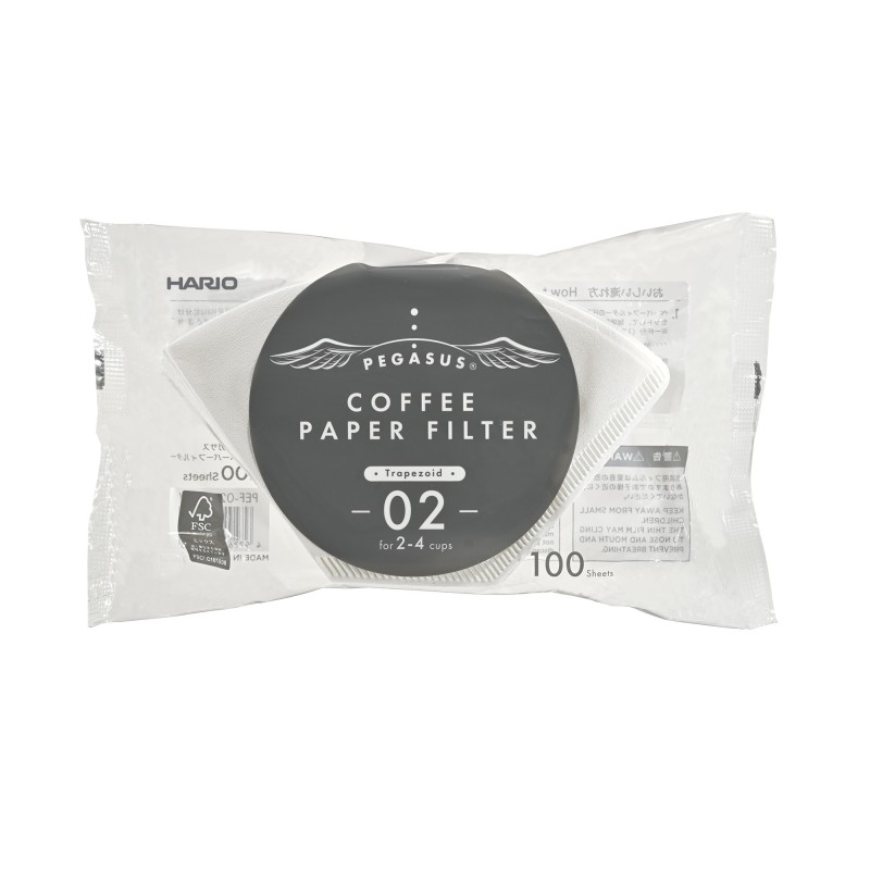 Hario Pegasus 02 White Paper Filters 100 Pack