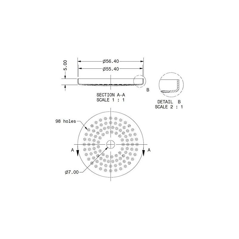 IMS Shower Screen MA 200 IM - For Marzocco & Slayer