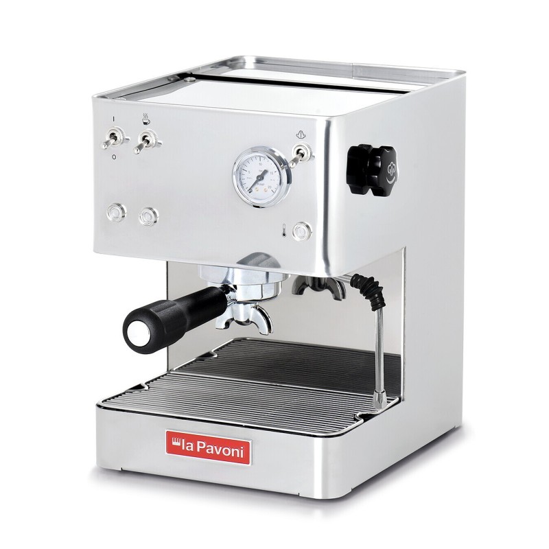 La Pavoni Casabar Steel Espresso Machine - Compact Design - 220 V