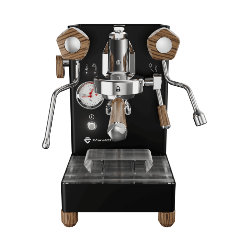 Lelit MaraX3 Black Espresso Machine - Pagaia Flow Control - 220 V