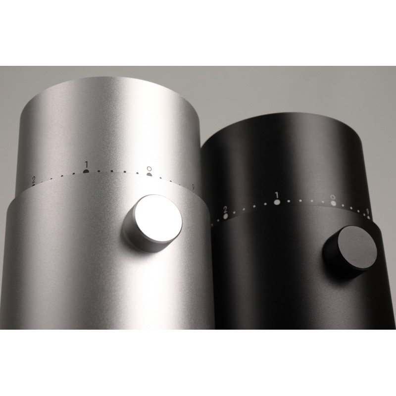 Option-O Lagom Casa Coffee Grinder - Conical Burrs - Silver
