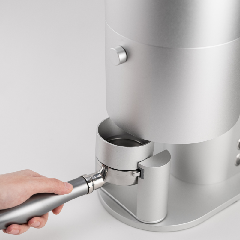 Option-O Lagom 01 Coffee Grinder - Mizen 102OM Blind Burrs - Silver - 220 V