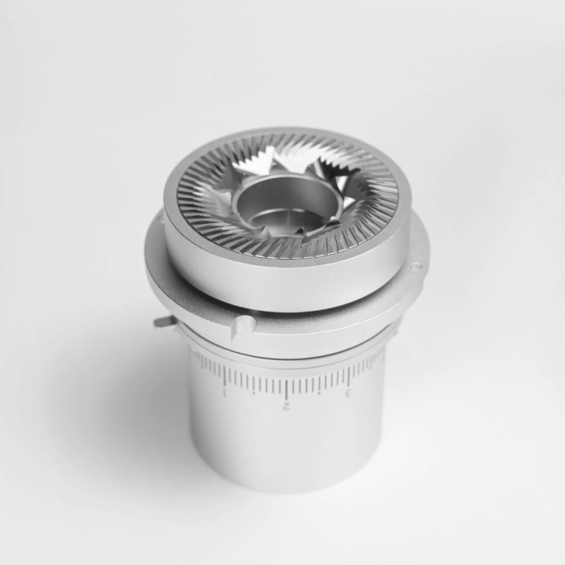 Option-O Lagom P80 Coffee Grinder - Mizen 80OM Burrs - Silver - 220 V