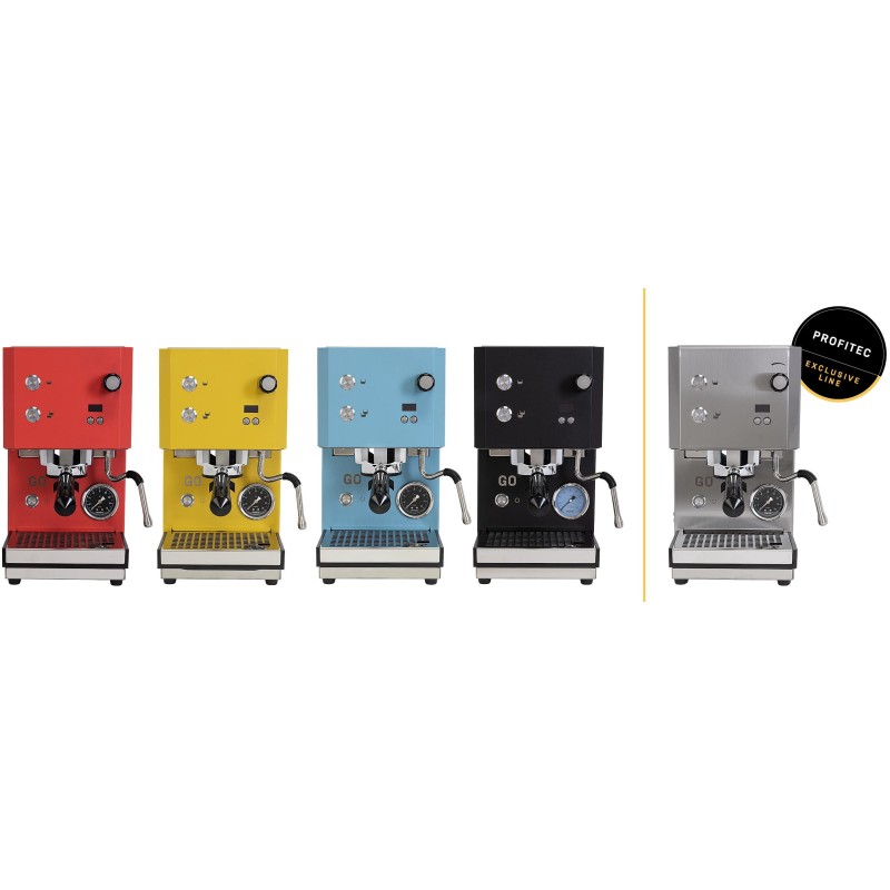 Profitec GO 2.0 Espresso Machine – OLED, Pre-Infusion - Red - 220 V