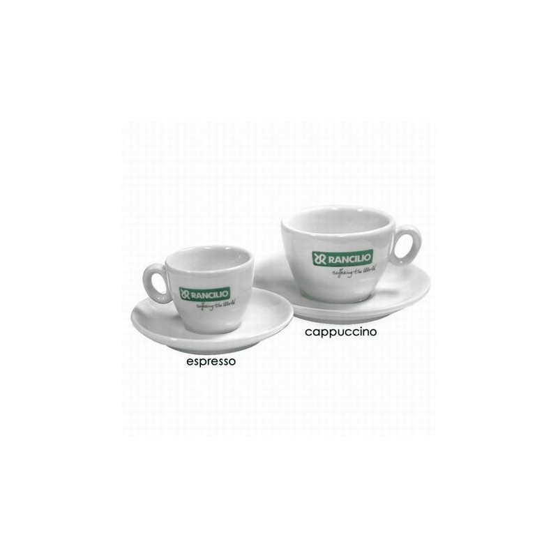 Rancilio Espresso Cups Set of 6 - Classic Design