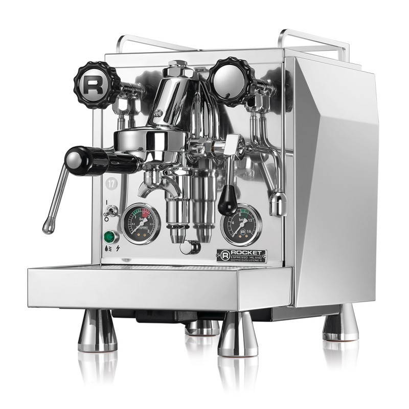 Rocket Giotto Timer Evoluzione R Espresso Machine - Chrome - 220 V