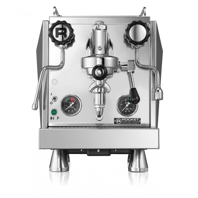 Rocket Giotto Timer Evoluzione R Espresso Machine - Chrome - 220 V