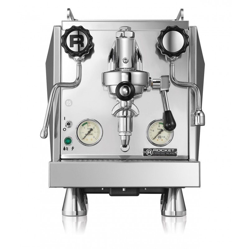 Rocket Giotto Timer Type V Espresso Machine - Top-Rated - Chrome - 110 V