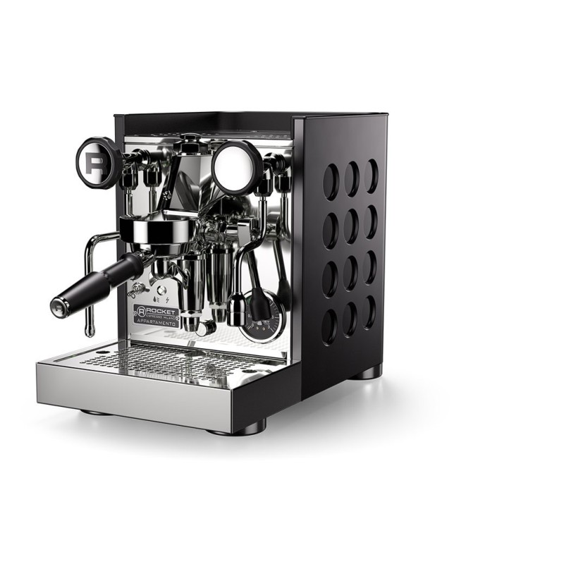 Rocket Appartamento TCA Espresso Machine - Compact & Elegant - Black/black - 110 V