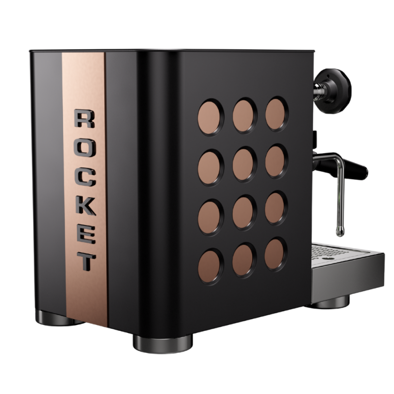 Rocket Appartamento TCA Espresso Machine - Compact & Elegant - Black/copper - 110 V