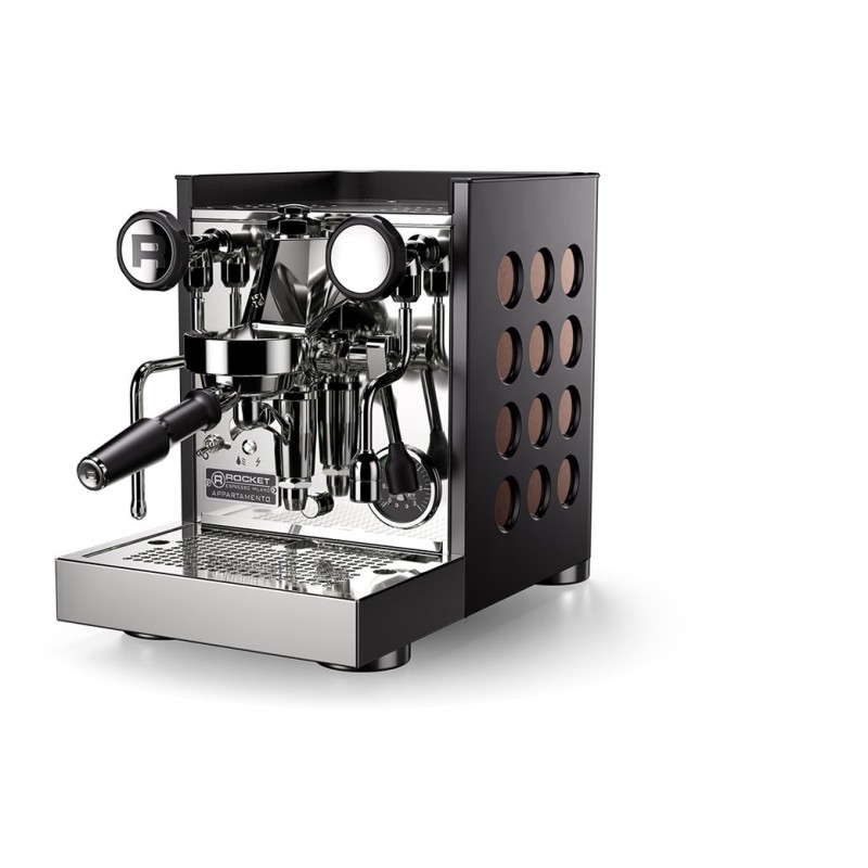 Rocket Appartamento TCA Espresso Machine - Compact & Elegant - Black/copper - 110 V