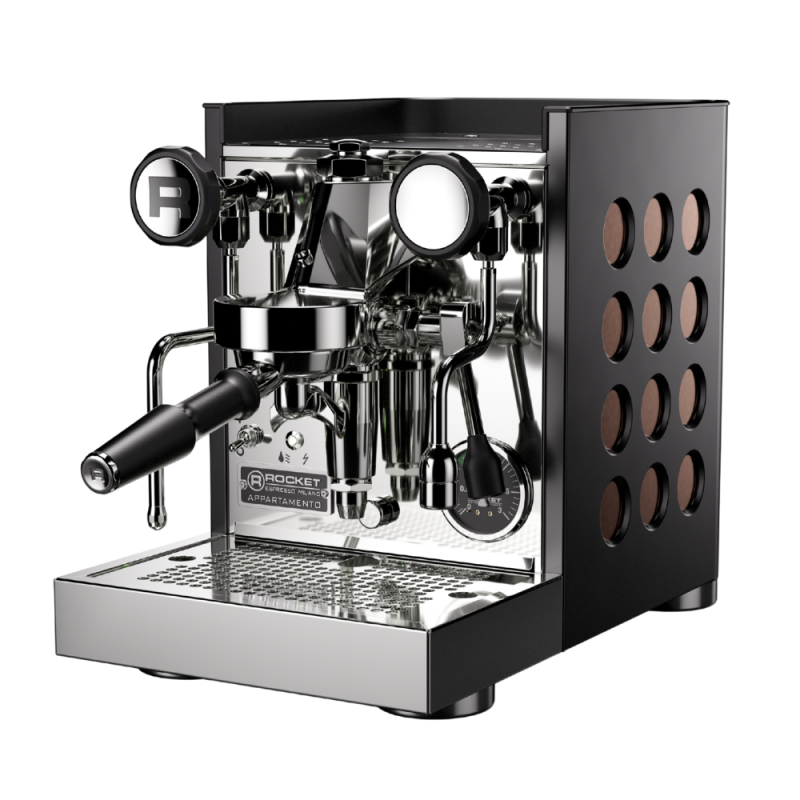 Rocket Appartamento TCA Espresso Machine - Compact & Elegant - Black/copper - 220 V