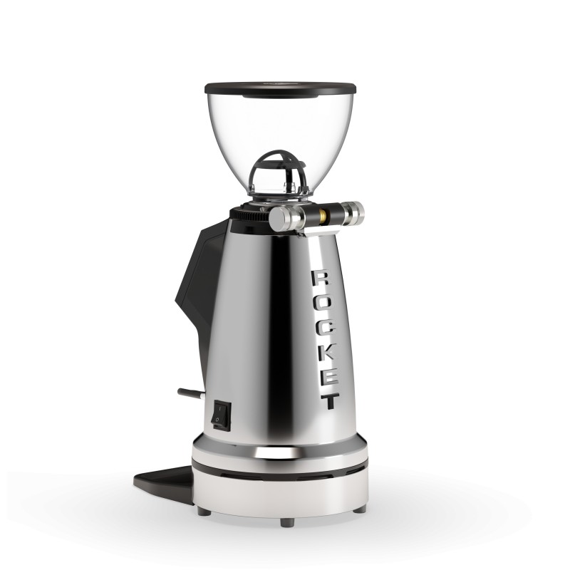 Rocket Spluga Élite Coffee Grinder - 65 mm Flat Burrs - Chrome - 110 V