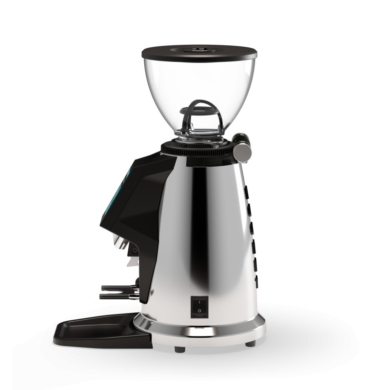 Rocket Spluga Coffee Grinder - 65 mm Flat Burrs - Chrome - 220 V
