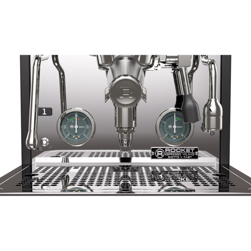 Rocket Giotto V Fast Espresso Machine - Fast Heat-Up Design - Black - 220 V
