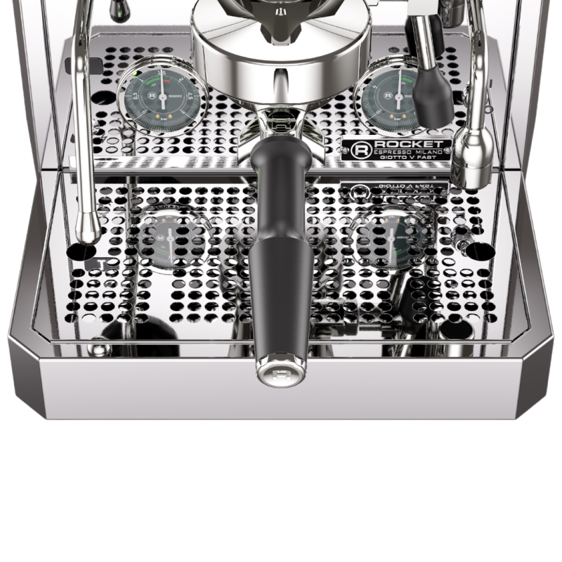 Rocket Giotto V Fast Espresso Machine - Fast Heat-Up Design - Chrome - 110 V