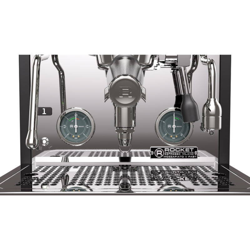 Rocket Mozzafiato V Fast Espresso Machine - Fast Heat-Up - Black - 110 V