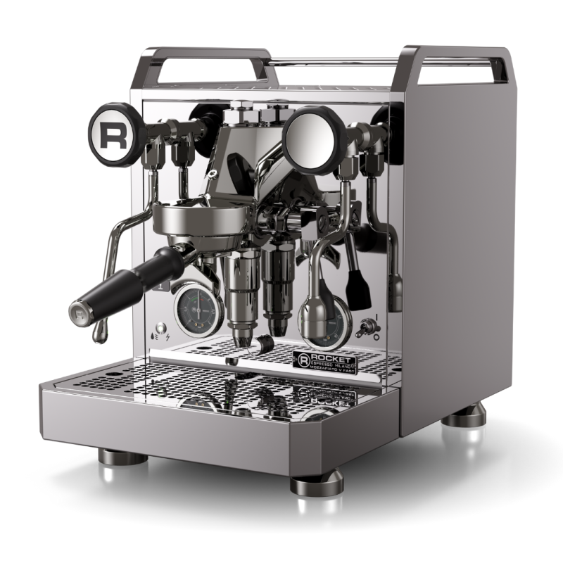 Rocket Mozzafiato V Fast Espresso Machine - Fast Heat-Up - Chrome - 110 V