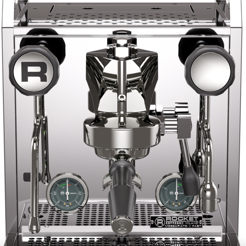 Rocket Mozzafiato V Fast Espresso Machine - Fast Heat-Up - Chrome - 220 V