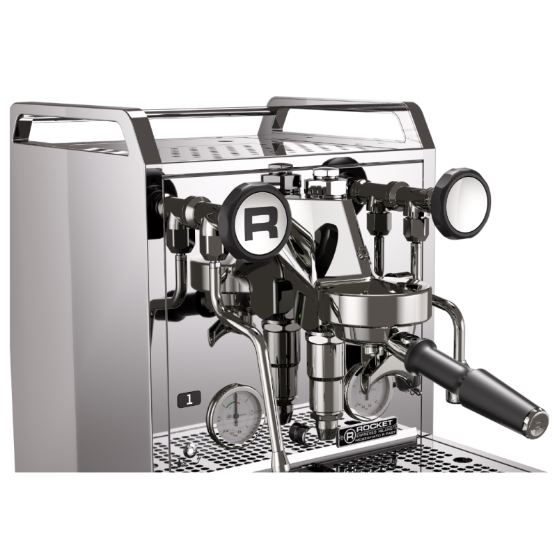 Rocket Mozzafiato R Fast Espresso Machine - Fast Heat-Up - Chrome - 110 V