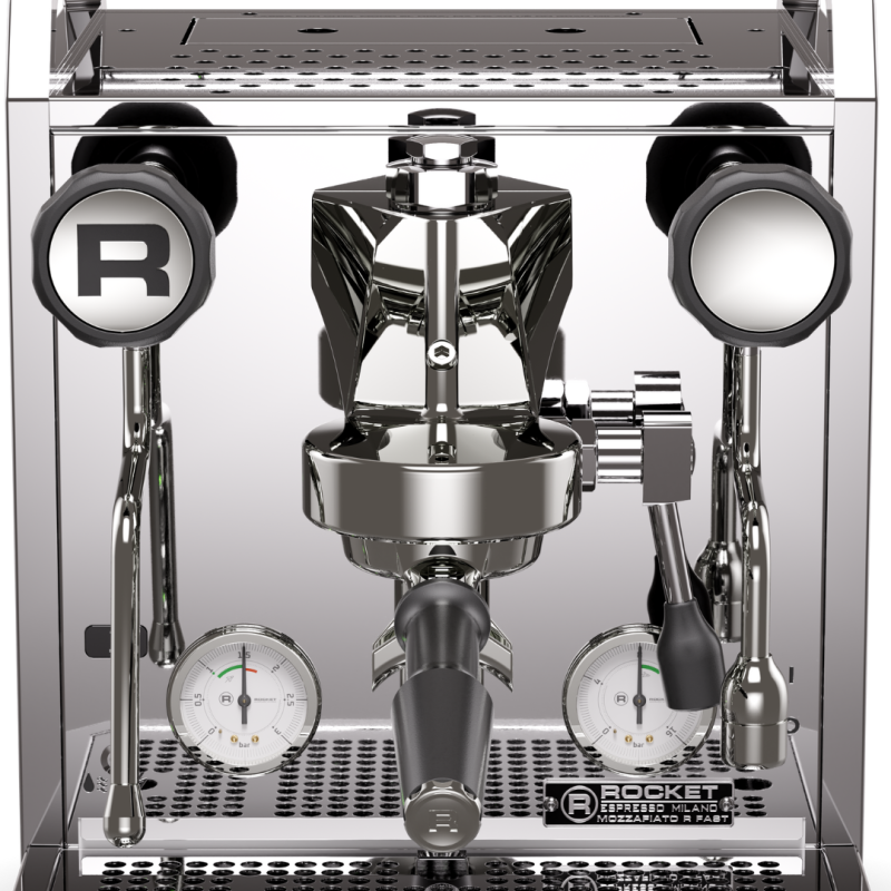 Rocket Mozzafiato R Fast Espresso Machine - Fast Heat-Up - Chrome - 220 V