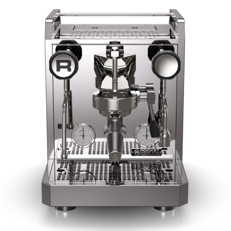 Rocket Mozzafiato R Fast Espresso Machine - Fast Heat-Up - Chrome - 220 V