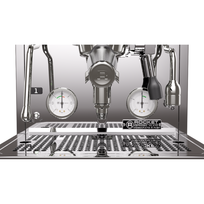 Rocket Mozzafiato R Fast Espresso Machine - Fast Heat-Up - Chrome - 220 V